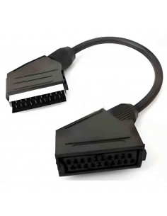 Cavo-prolunga-scart-21-poli-da-maschio-a-femmina-20-cm-Alpha-elettronica