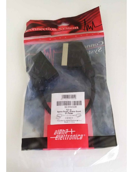 Cavo-prolunga-scart-21-poli-da-maschio-a-femmina-20-cm-Alpha-elettronica-2