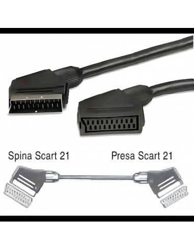 Cavo-prolunga-scart-21-poli-da-maschio-a-femmina-20-cm-Alpha-elettronica-1