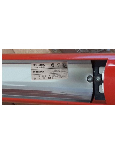 Plafoniere-lampade-rosse-Philips-Mod. TRIM-2M36-9