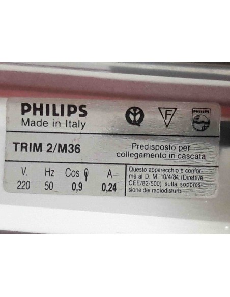 Plafoniere-lampade-rosse-Philips-Mod. TRIM-2M36-8