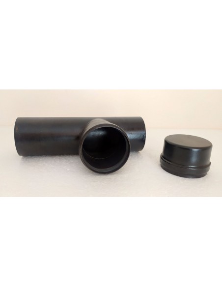 Raccordo-a-T-90°-con-tappo-cieco-acciaio-nero-per-stufe-a-pellet-5