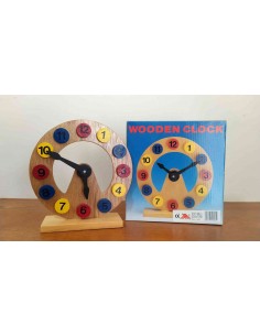 Orologio-in-legno-didattico-per-bambini-gioco-educativo-con-numeri-multicolore 2