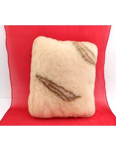 Cuscino-in-lana-naturale-Merinos-con-parti-marrone-29x35x14-cm