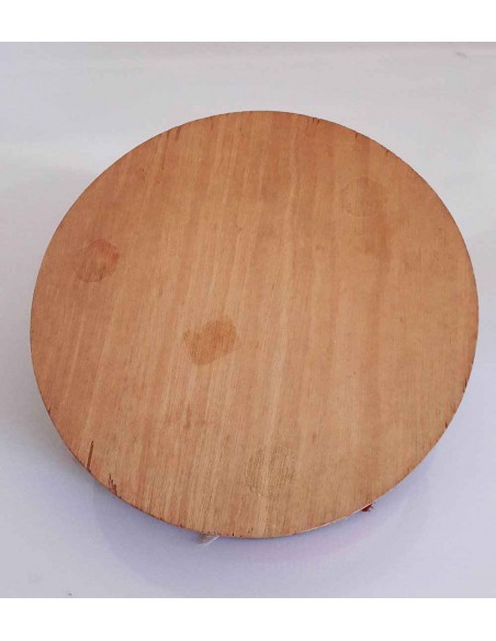 Scatola-regalo-rotonda-in-legno-con-rose-artigianali-e-nastri-rossi-o-21-cm-5