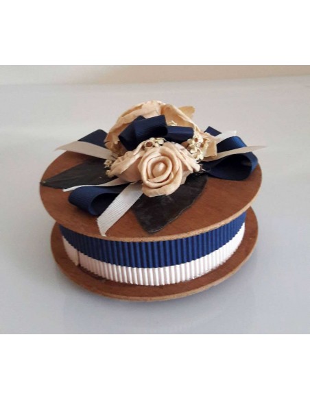 Scatola-artigianale-rotonda-in-legno-con-fiori-e-nastro-blu-o15-x-h-5-cm-2