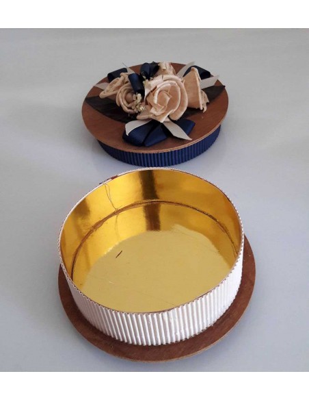 Scatola-artigianale-rotonda-in-legno-con-fiori-e-nastro-blu-o15-x-h-5-cm-4