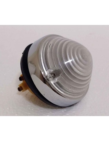 Fanalino-anteriorelaterale-cromato-trasparente-stile-vintage-per-veicoli-depoca