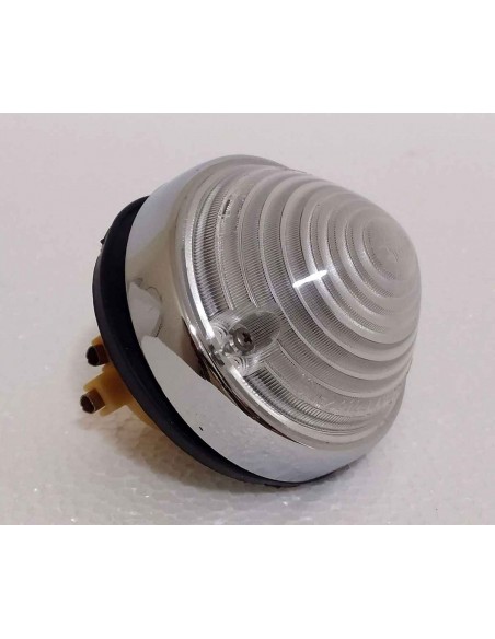 Fanalino-anteriorelaterale-cromato-trasparente-stile-vintage-per-veicoli-depoca