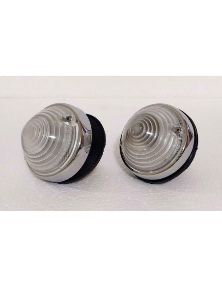 Fanalino-anteriorelaterale-cromato-trasparente-stile-vintage-per-veicoli-depoca-11
