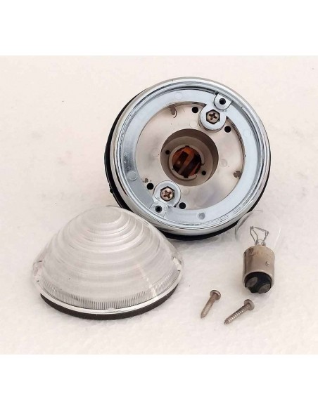 Fanalino-anteriorelaterale-cromato-trasparente-stile-vintage-per-veicoli-depoca-12