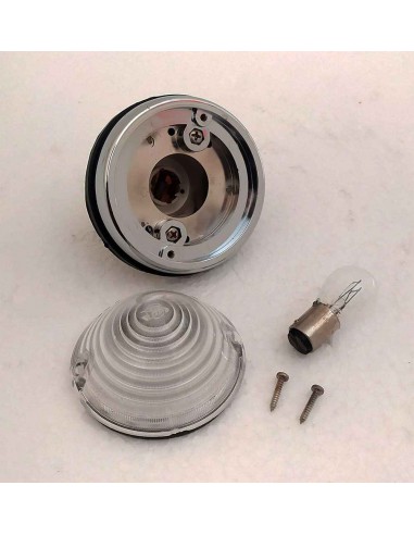 Fanalino-anteriorelaterale-cromato-trasparente-stile-vintage-per-veicoli-depoca-14