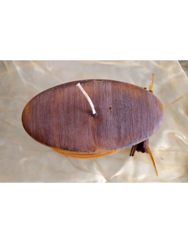 Candela-decorativa-artigianale-autunnale-cannella-e-girasole-arredo-casa-2