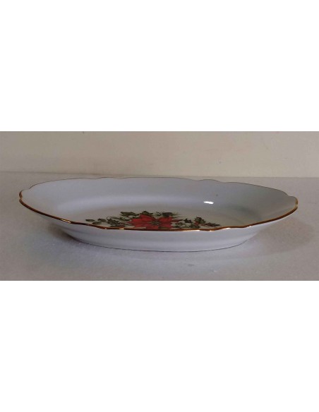 Vassoio-natalizio-in-porcellana-bianca-con-stelle-di-natale-e-rifiniture-in-oro-2