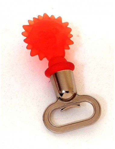 Apribottiglie-metallo-impugnatura-sole-rosso-ergonomico