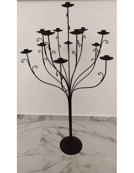 Candeliere-in-ferro-battuto-13-fiamme-o-55-cm-altezza-109-cm-3