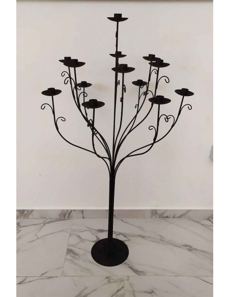 Candeliere-in-ferro-battuto-13-fiamme-o-55-cm-altezza-109-cm-2