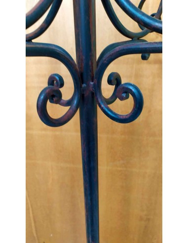 Appendiabiti-Attaccapanni-a-piantana-in-ferro-battuto-vintage-5