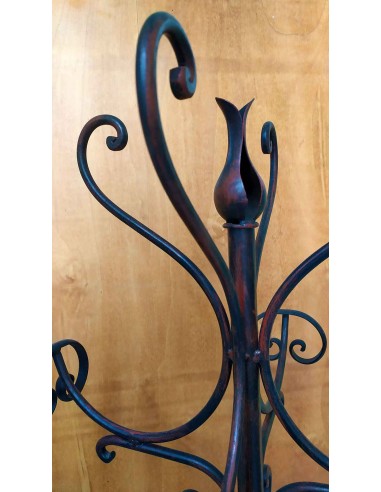 Appendiabiti-Attaccapanni-a-piantana-in-ferro-battuto-vintage-7