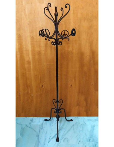 Appendiabiti-Attaccapanni-a-piantana-in-ferro-battuto-vintage-1