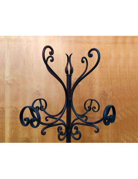 Appendiabiti-Attaccapanni-a-piantana-in-ferro-battuto-vintage-3