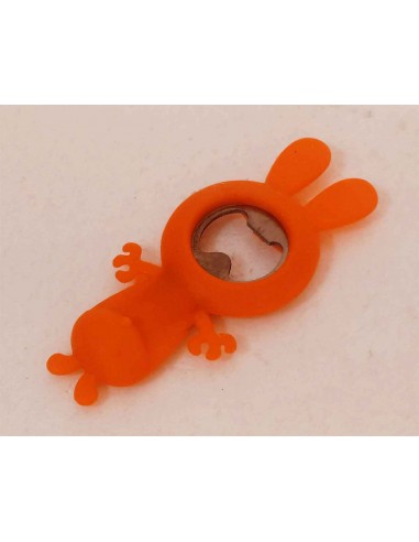 Apribottiglie-silicone-arancione-forma-coniglio-2