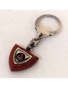 Portachiavi-legno-Mitsubishi-Motors-vintage