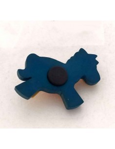 Cavallo-in-legno-magnetico-con-argento-Recuerdo-6x4-5-cm 2