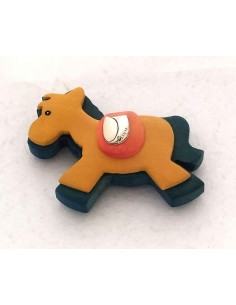 Cavallo-in-legno-magnetico-con-argento-Recuerdo-6x4-5-cm