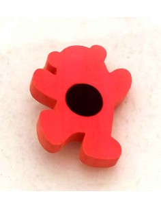 Orsetto-in-legno-magnetico-con-argento-Recuerdo-4x55-cm 2