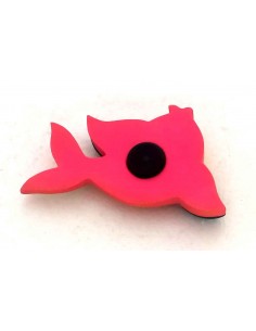 Pesce-in-legno-magnetico-con-argento-Recuerdo-8x45-cm 2