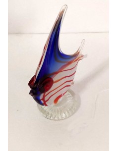Pesce-in-vetro-artistico-stile-murano-blu-e-arancio-125x7xh18-cm