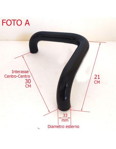 Maniglioni-tubolari-ad-l-nero-in-coppia-per-porta-vetrina-in-alluminio-Dimensione maniglione