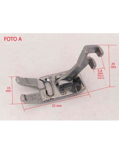 Piedino-Singer-con-gambo-Cod.384129-Dimensioni