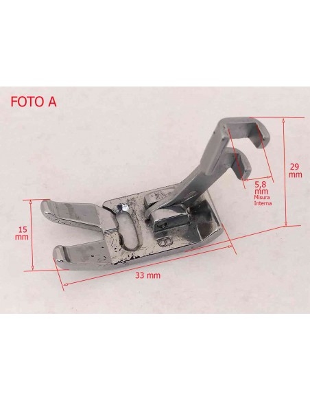 Piedino-Singer-con-gambo-Cod.384129-Dimensioni