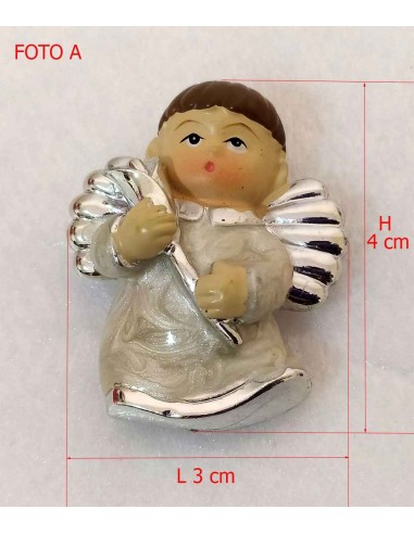 Angioletto-in-resina-argentata-e-smaltata-con-magnete-4x3-cm-Dimensioni